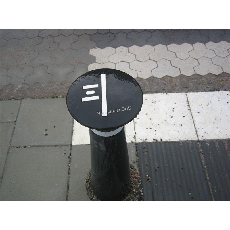 Braille markering oversteek